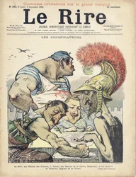 Illustrazione di Charles Leandre (1862-1934) per la copertina di Le Rire