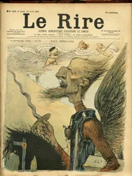 Illustrazione di Charles Leandre (1862-1934) per la copertina di Le Rire