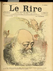 Illustrazione di Charles Leandre per la copertina di Le Rire