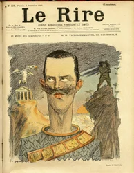 Illustrazione di Charles Leandre per la copertina di Le Rire