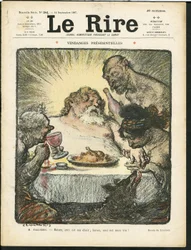Illustrazione di Charles Leandre per la copertina di Le Rire