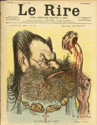 Illustrazione di Charles Leandre (1862-1934) per la Copertina di Le Rire