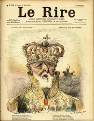 Illustrazione di Charles Leandre (1862-1934) per la Copertina di Le Rire