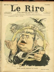 Illustrazione di Charles Leandre (1862-1934) per la Copertina di Le Rire