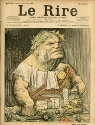 Illustrazione di Charles Leandre (1862-1934) per la copertina di Le Rire, No. 263