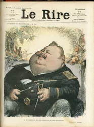 Illustrazione di Charles Leandre (1862-1934) per la copertina di Le Rire, No. 418