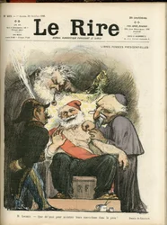Illustrazione di Charles Leandre (1862-1934) per la copertina di Le Rire, n. 415