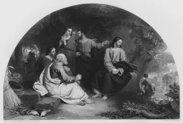 Cristo piange su Gerusalemme, dal quadro nella Galleria Vernon (incisione)