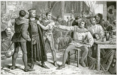 Lord Saye e Sele portati davanti a Jack Cade, 1896