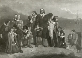 Lo sbarco dei Padri Pellegrini in America, 1620