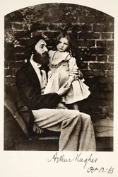 Arthur Hughes e sua figlia Agnes, 12 ottobre 1863