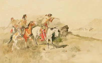 Attacco ai mulattieri, ca. 1895