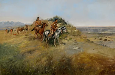 Caccia al bufalo, 1891