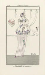 Déshabillé du matin, da Costumes Parisien, pub.1913