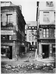 Parigi 4 rue de Breteuil, vista presa da rue Reaumur verso rue Vaucanson, 1858-78