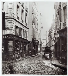 Rue Saint-Severin, dalla Rue de la Harpe, Parigi, 1858-78