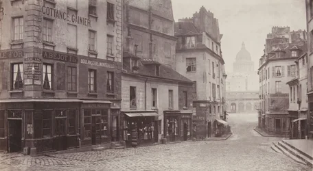 Rue du Haut-Pave Pantheon in Distanza, 1865-69