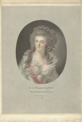 Ritratto di Guglielmina di Prussia, principessa di Orange-Nassau