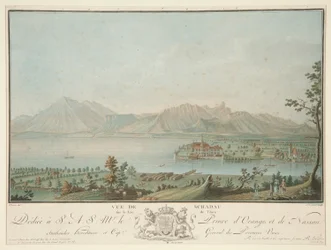 Veduta di Schadau sul lago di Thun (dopo Clement)