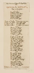 Versi dedicatori di Meryon a Reinier Nooms, detto Zeeman