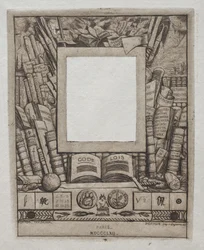 Progetto per una cornice per il ritratto di Armand Guéraud, 1862