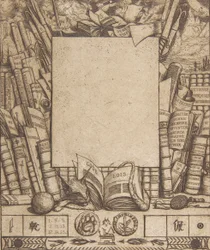 Progetto per una cornice per il ritratto di Armand Guéraud, 1862