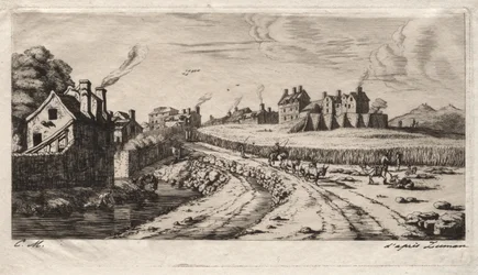 Ingresso al Faubourg, Saint-Marceau, Parigi, 1850