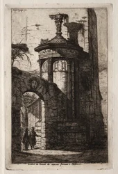 Ingresso al Convento dei Cappuccini Francesi ad Atene