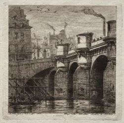 Incisioni di Parigi: Il nuovo ponte