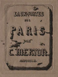 Incisioni di Parigi: Pagina del titolo, 1852