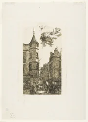Casa con torretta, n. 22, rue de l