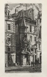 Casa con una torretta, rue de la Tixeranderie, Parigi