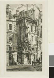 Casa con torretta, rue de la Tixeranderie