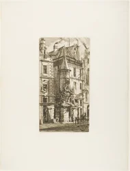 Casa con torretta, rue de la Tixéranderie