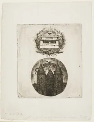 La tomba di Molière, il cimitero di Père-Lachaise, Parigi, e la Porta Vecchia del Palazzo di Giustizia, Parigi.