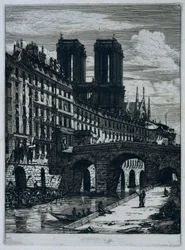 Petit Pont sulla Senna a Parigi