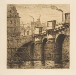 Pont-Neuf, Parigi, da «Acqueforti di Parigi»
