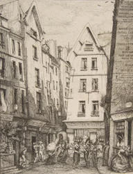 Rue Pirouette aux Halles, Parigi, dopo Laurence, 1860