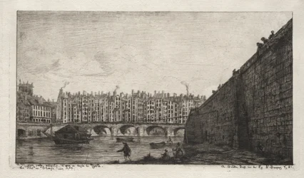 Il Ponte dello Scambio, Parigi, circa 1784
