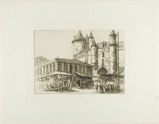Il Grand Châtelet, Parigi, c. 1780, da un disegno precedente