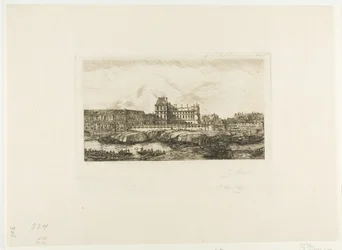 Il vecchio Louvre, Parigi, 1651