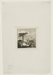Il cottage di paglia del vecchio soldato, Akaroa, 1845