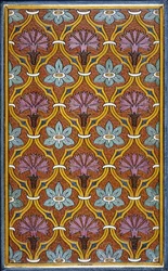 Copertina interna con disegno floreale