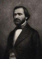 Ritratto del compositore Giuseppe Verdi