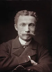 Album Artistique et Biographique, 5me année, Salon 1885; ritratto del pittore Raoul de Pibrac (1852-1937)