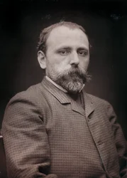 Album Artistique et Biographique, 6me année, Salon 1885; ritratto del pittore Edouard Jean Dambourgez (1844-1931)