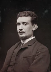 Album Artistique et Biographique, 6me année, Salon 1885; ritratto del pittore Henri Laurent Desrousseaux (1862-1906)