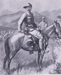 Brigadiere Generale Lumer, da Dopo Pretoria: La guerra di guerriglia pubblicata da Harmsworth Bros Limited, 1901