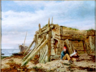 Sotto il frangiflutti, c.1863