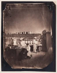 Cucina del manicomio imperiale di Vincennes